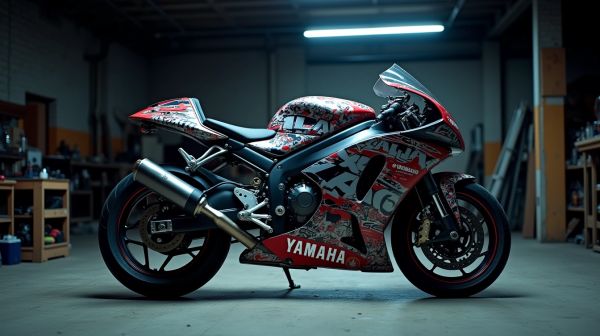 Apportez du style à votre motocross avec un kit déco Yamaha